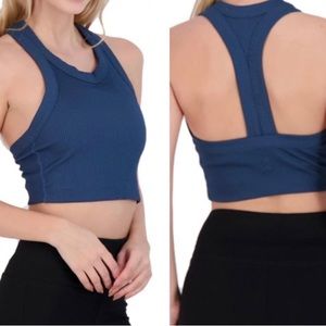 NWT✨Free People Game Time Cami in Navy- Size S